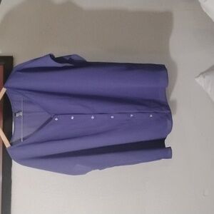 Women's Purple Button Down Shirt